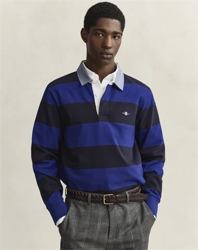 Gant - Classic Heavy Rugger Polo - Crisp Blue